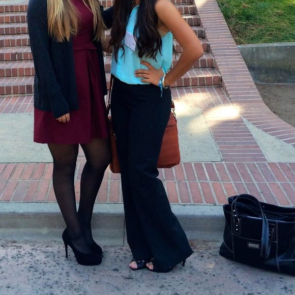 The Loft Marisa pants in heathered-ish charcoal - Picture 4 of 4